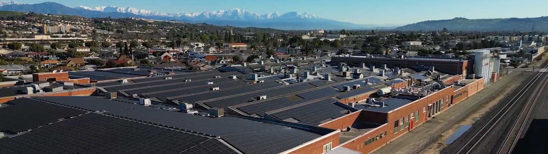 solar panel on building